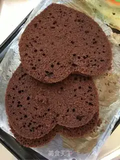 Make Rose cake step 1