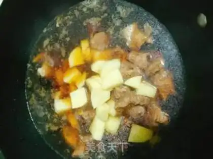 Make Beef stew potatoes step 2