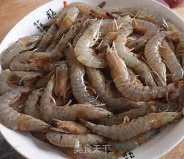 Make White burning shrimp step 0