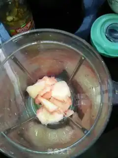 Make Peach shake step 0