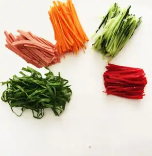 Make Five-colored burrito step 5