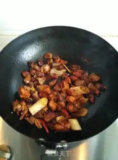 Make Chicken stew mushrooms step 7
