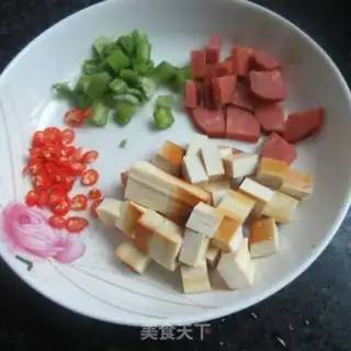 Make Sausage tofu step 0