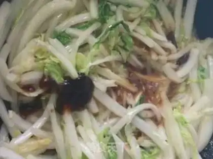 Make Fried tofu cabbage step 4