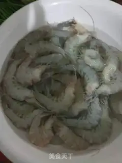 Make White burning shrimp step 0