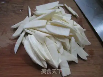 Make Garlic oil and tofu step 2
