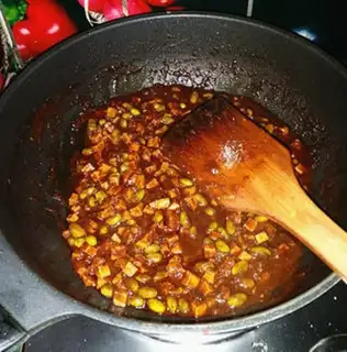Make Spicy sauce step 1