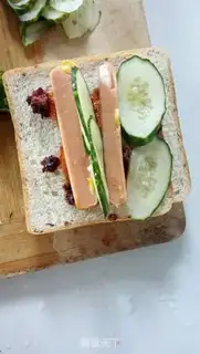 Make Chongqing sandwich step 2