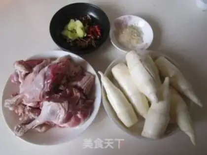 Make Burn duck legs white step 0