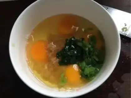 Make Pineapple thick egg fever step 3