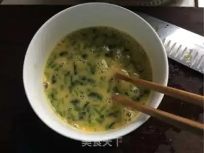 Make Pineapple thick egg fever step 4