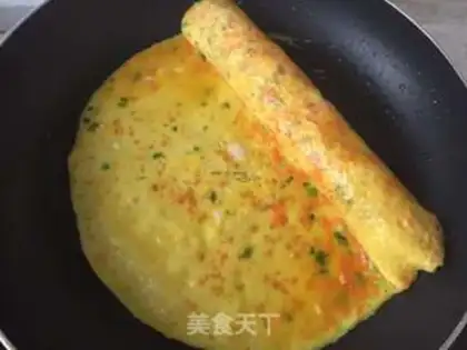 Make Sausage with egg rolls step 9