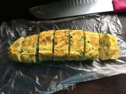 Make Pineapple thick egg fever step 10