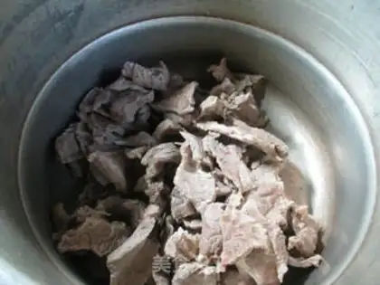 Make A watered beef step 1