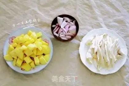 Make Potato rice step 1