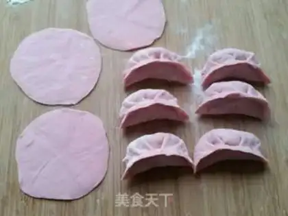Make Pork cranberry dumplings step 10