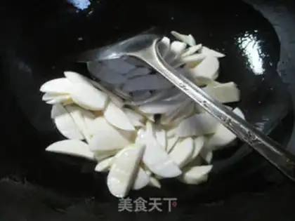 Make Peaches are white and fried step 8