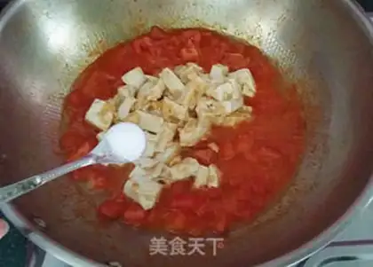 Make Krabs, beans, tomatoes step 10