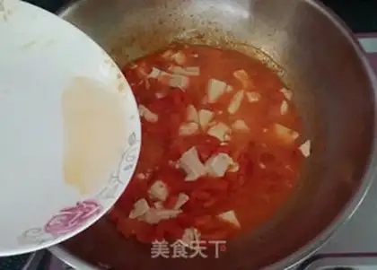 Make Krabs, beans, tomatoes step 12