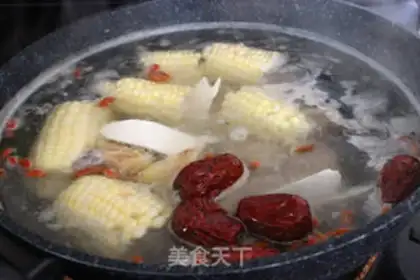 Make Corn-tree broth step 2