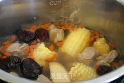 Make Corn-tree broth step 4