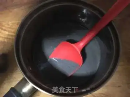 Make Black sesame ice cream step 5