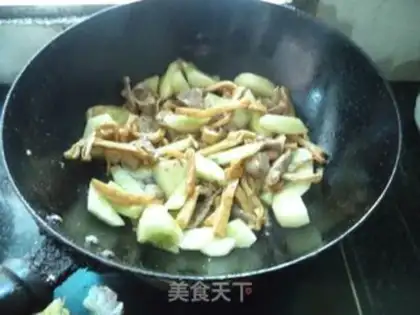 Make cucumber meat step 7