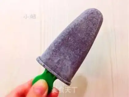 Make Black sesame ice cream step 8