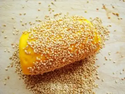 Make Pumpkin sesame rolls step 9