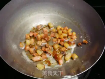 Make Pork neck, corn and beans step 0