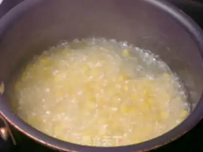 Make Pork neck, corn and beans step 2