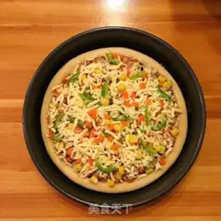 Make Bacon-peased mushroom garden pizza step 18