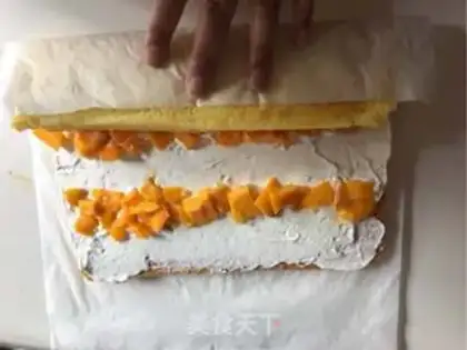 Make Four rolls of cake step 26