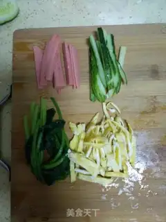 Make Sushi with spinach step 2