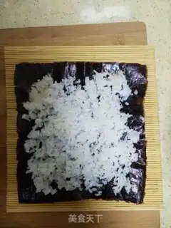 Make Sushi with spinach step 3