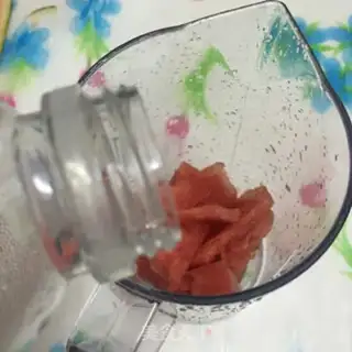 Make Fresh watermelon juice step 1