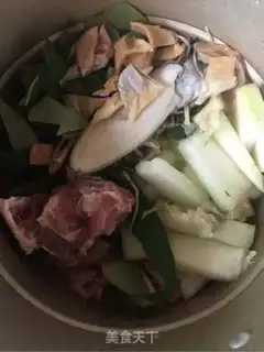 Make A bouquet of melon soup step 4
