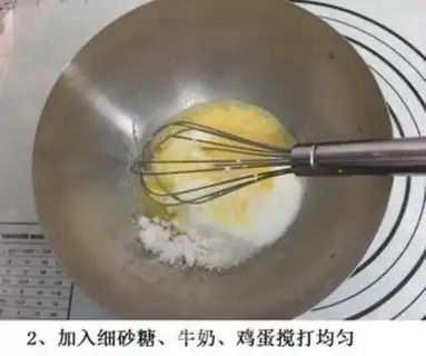 Make Juicy shell cake step 1