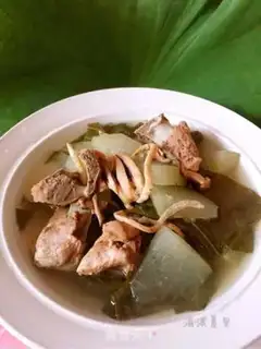 Make A bouquet of melon soup step 7