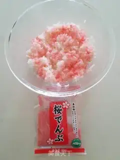 Make Sakura sushi step 1