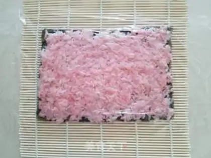 Make Sakura sushi step 6