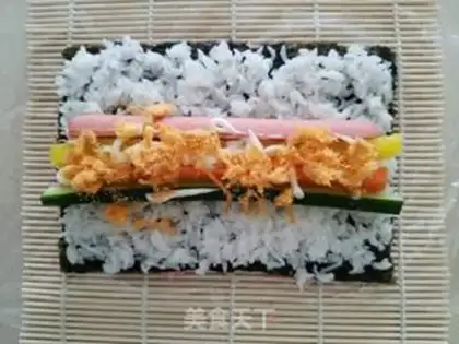 Make Sakura sushi step 9