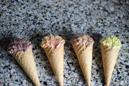 Make Cotton candy ice cream step 6