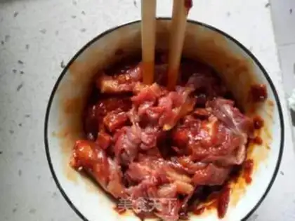 Make Cream beef step 1