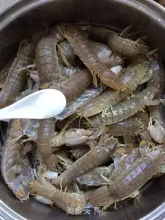 Make Skinned shrimp step 2