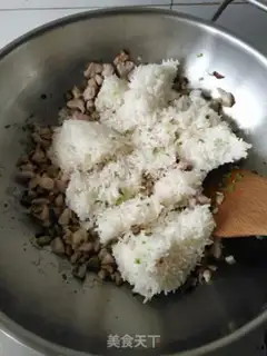 Make Fries, chicken sauce, fried rice step 7