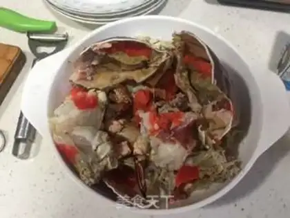Make Curry bread crab step 4