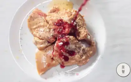 Make French cherry foie liver step 0