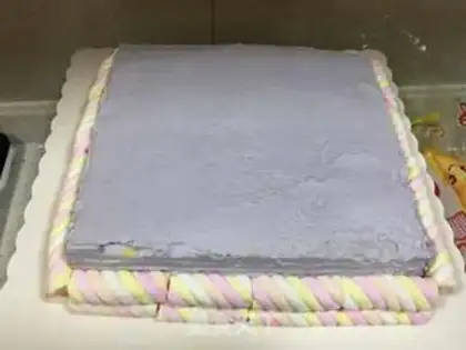 Make Mango Cake step 5