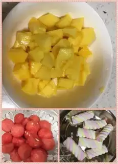 Make Mango Cake step 6